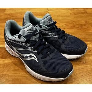 Saucony Athletic Cohesion Running Sneakers Shoes Size 10 Women's Navy Blue